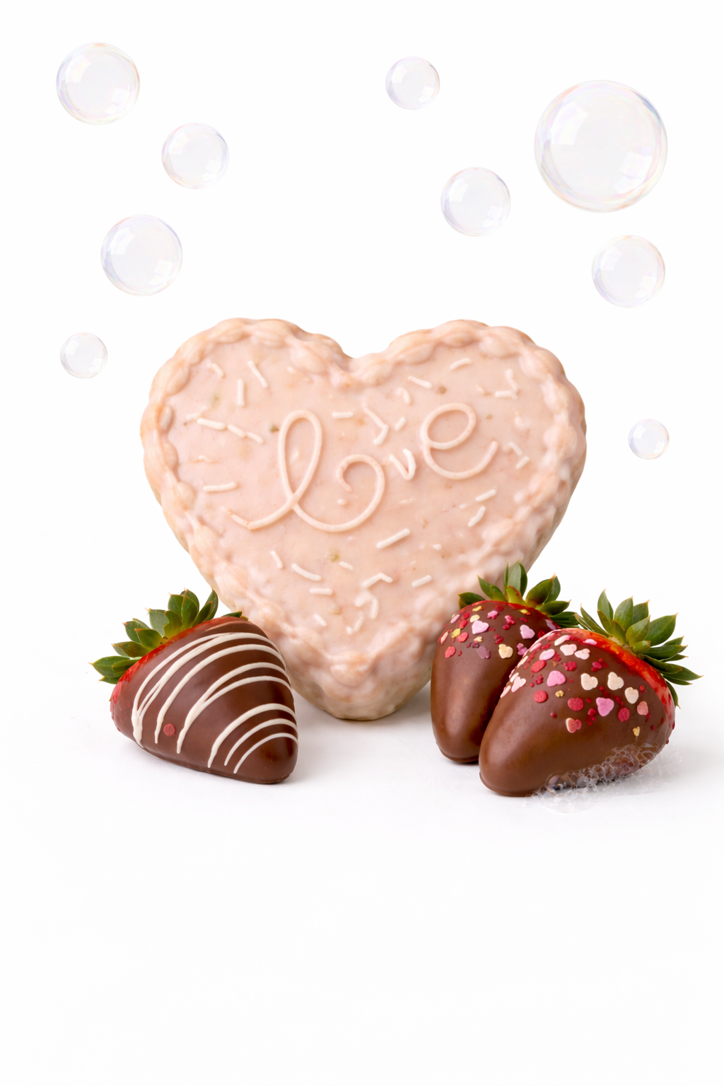 Chocolate Covered Strawberry Goat's Milk Soap