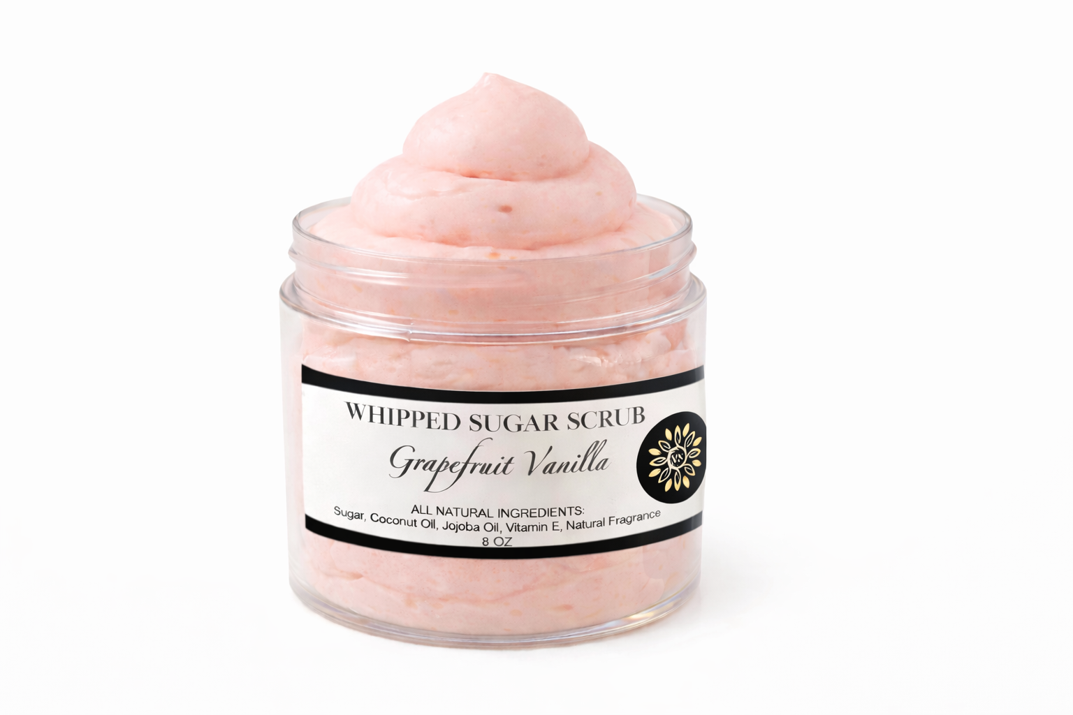 Grapefruit & Tahitian Vanilla Whipped Sugar Scrub